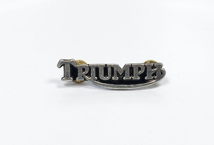 Triumph Logo Pin - Large - Pewter - Made in USA