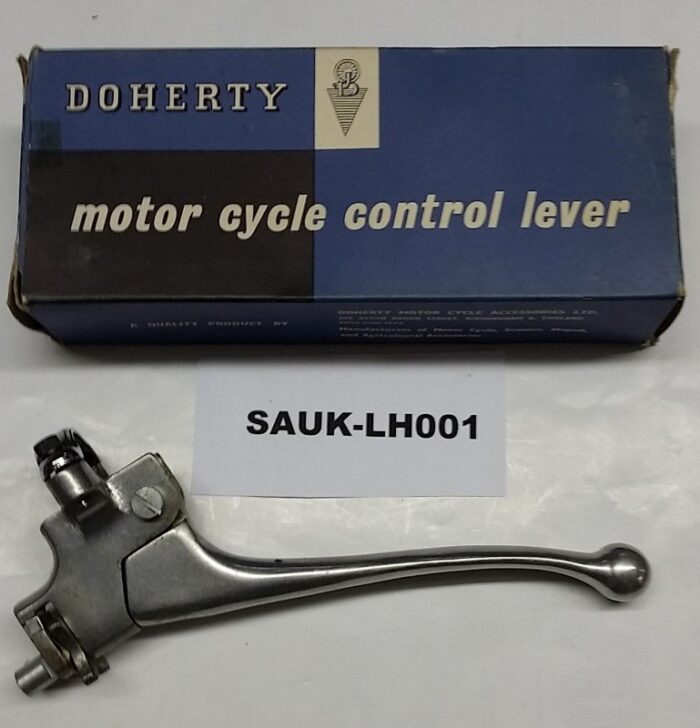 Clutch Lever Assembly - Alloy - 7/8" Diameter - Ball End - Shouldered Adjuster - UK