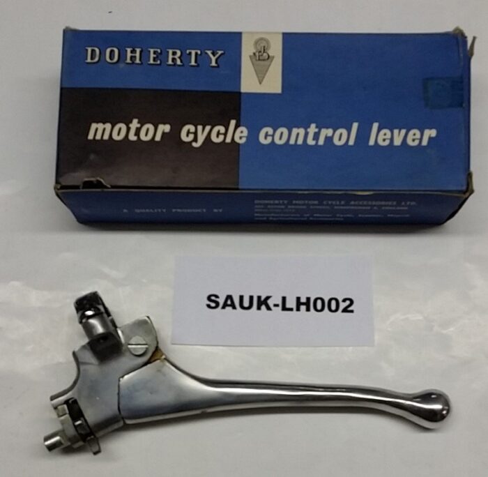 Clutch Lever Assembly - Alloy - 1" Diameter - Ball End - Shouldered Adjuster - UK
