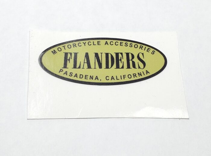 Triumph Flanders Motorcycle Accessories Decal - 2-7/8" x 1"