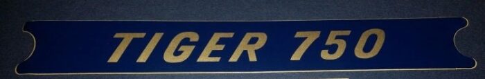 Triumph Tiger 750 Decal - 6-3/4" x 7/8"