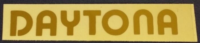 Triumph Daytona Decal - Gold - 3-1/8" x 1/2"