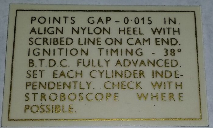 Triumph Points Gap Information - Gold - 2" x 1-3/8"