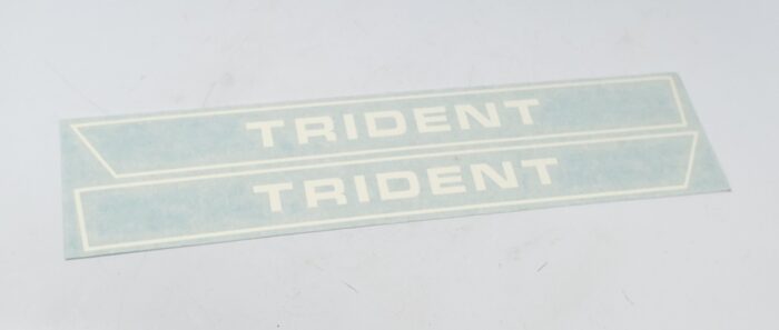 Triumph "Trident" Decal Set - Sold as Pair