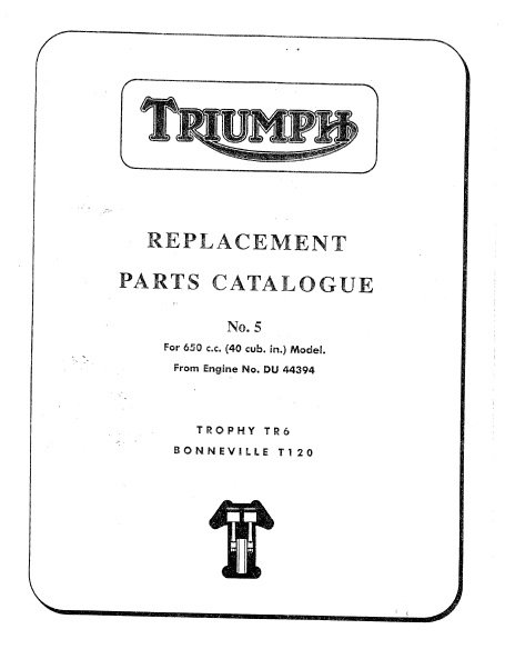Triumph Kongreß Kongress 350 Ersatzteilliste Ersatzteilkatalog Parts Catalogue 