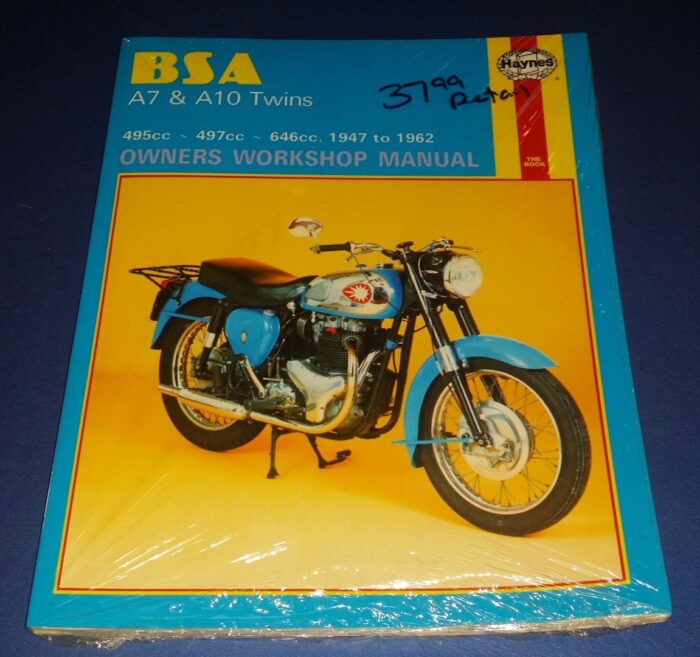 BSA A7 and A10 Owners Workshop Manual - 1947-62 - Haynes