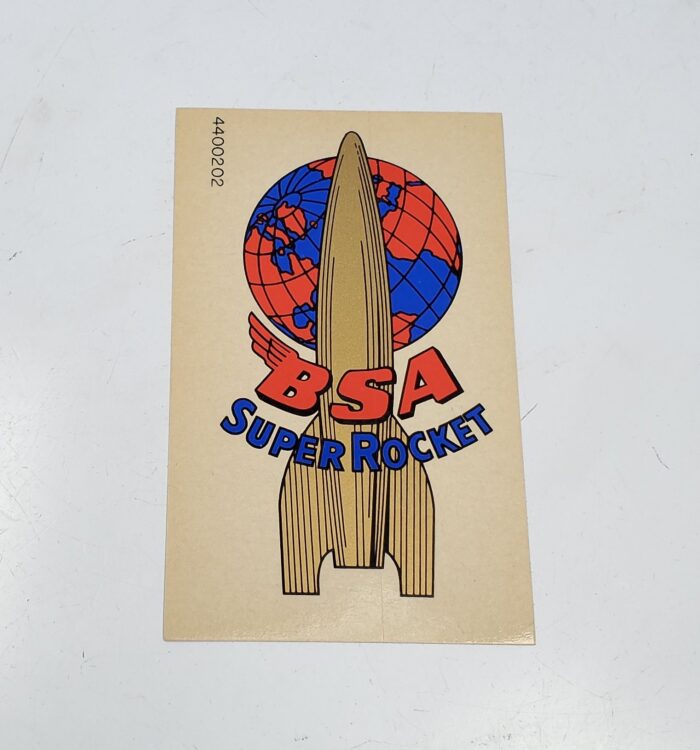 "BSA Super Rocket" Decal