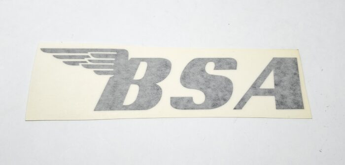 BSA Logo Decal - Black - 7" x 1-7/8"