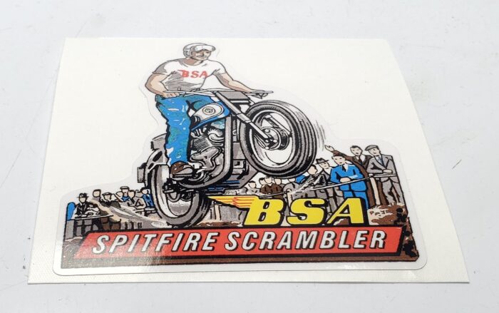 "BSA Spitfire Scrambler" Decal - Image 2