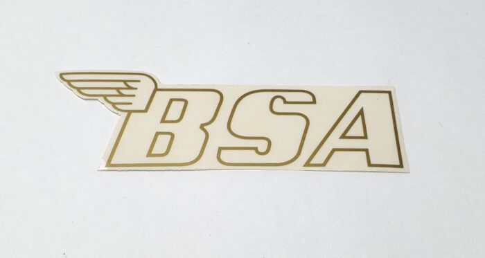 BSA Logo Decal - Gold