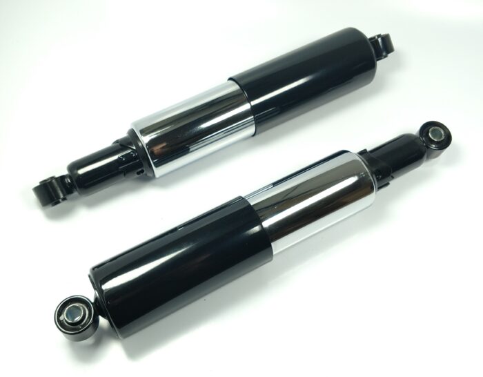 Shock Set - 1959-66 Triumph T120 / 1957-65 TR6 - 1958 and up BSA A7 / A10 / B31 / B33 - Shrouded - Taiwan - EMGO