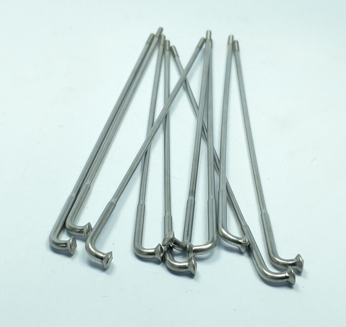 Spoke Set - Triumph - 1948-70 - 19" Spool Rear - Stainless Steel Spokes and Chrome Nipples - USA - Image 4