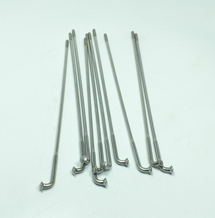 Spoke Set - Triumph - 1948-70 - 19" Spool Rear - Stainless Steel Spokes and Chrome Nipples - USA - Image 3