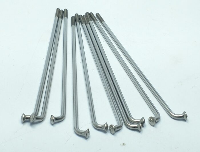 Spoke Set - Triumph - 1971-74 - 18" Rear Drum - Stainless Steel Spokes and Chrome Nipples - USA - Image 2