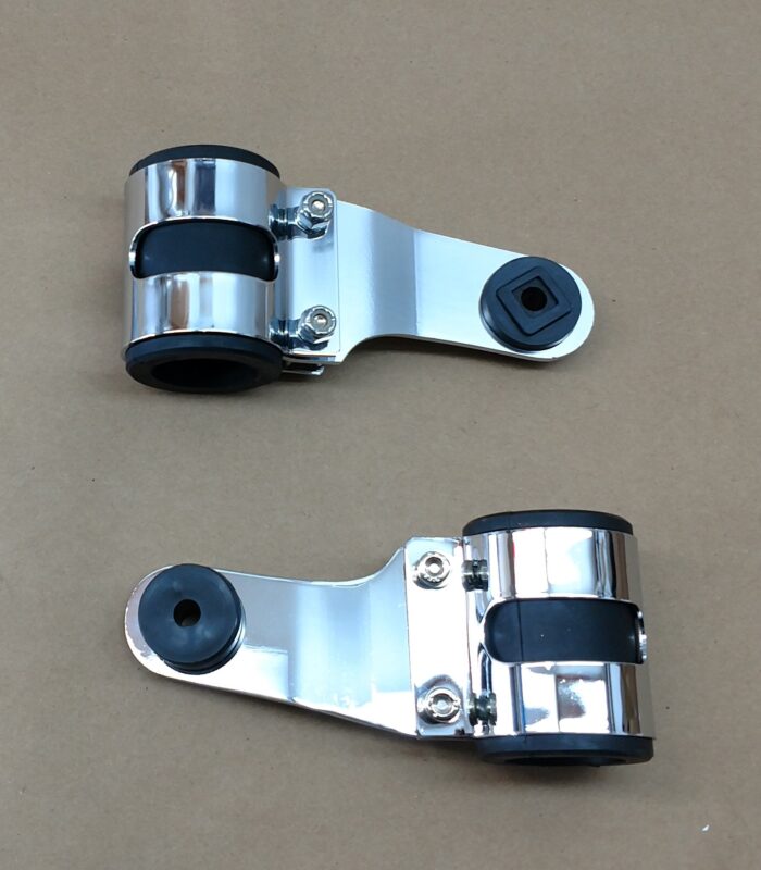 Euro Style Chrome Headlight Bracket Set - Universal - Taiwan - EMGO - Image 2