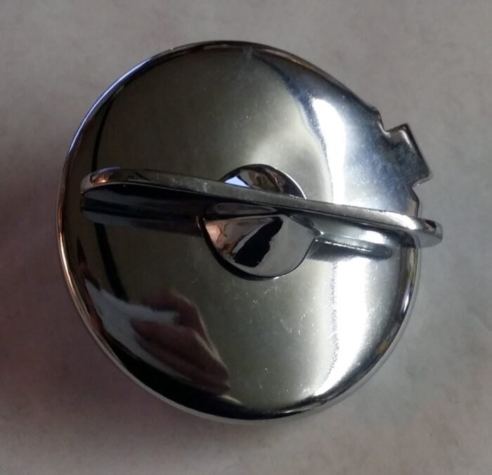 3" Winged Fuel Cap - Chrome - UK