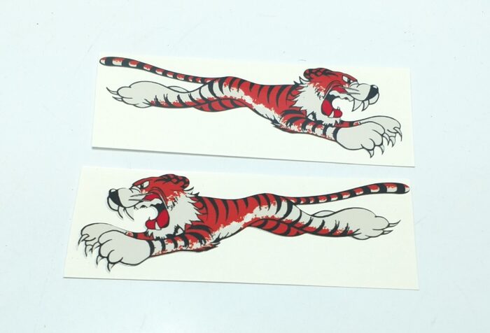 "Leaping Tiger" Decal Set - Small Version - Sold as Pair