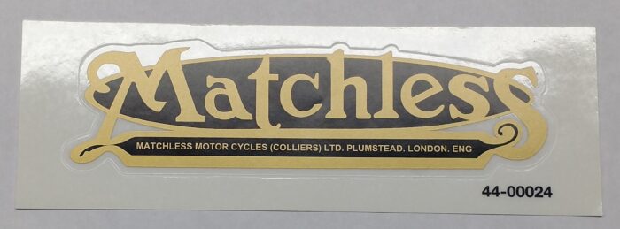Matchless Decal