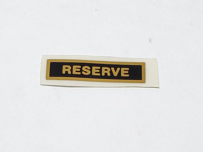 Norton "Reserve" Decal