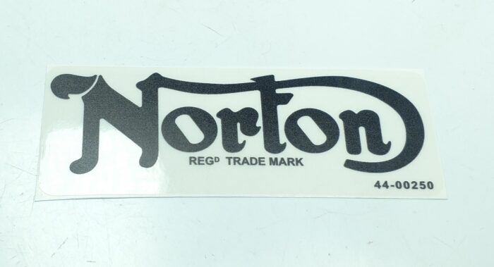 Norton Logo Decal - Black