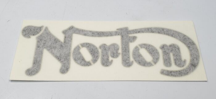 "Norton" Logo Decal - Black
