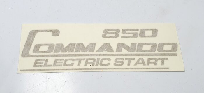 Norton 850 Commando Electric Start Decal - Gold