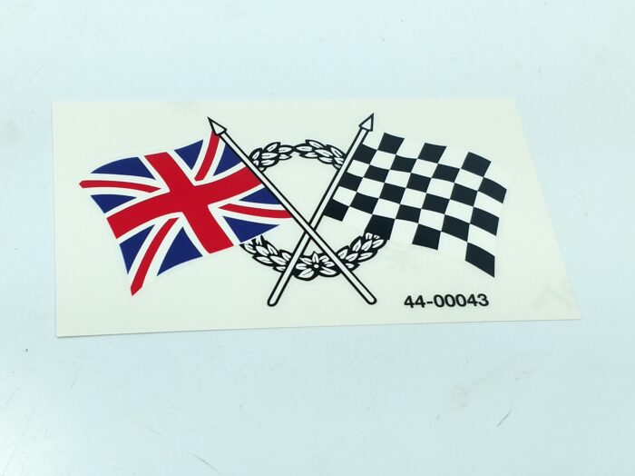 Norton "Union Jack and Checkered Flag" Decal