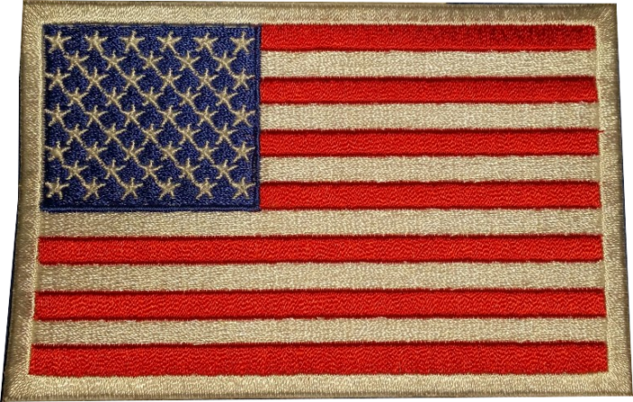 American Flag Patch - 4" x 2.5"
