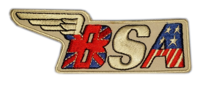 BSA Union Jack Patch - 4.5" x 1.75"