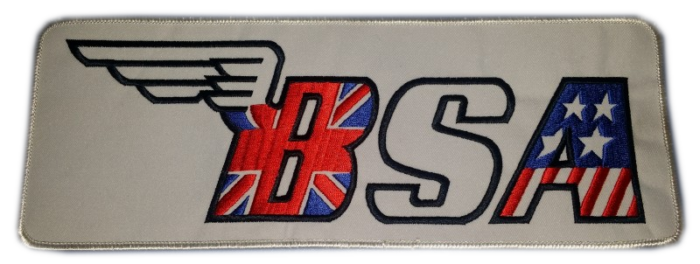 BSA Union Jack / American Flag Patch - 10.25" x 3.75"