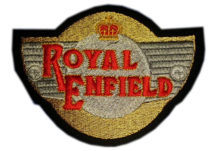 Royal Enfield Patch - 4-1/2" Wide x 3-1/8" Tall
