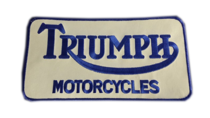 Triumph Square Logo Patch - 8.5" x 4.5"