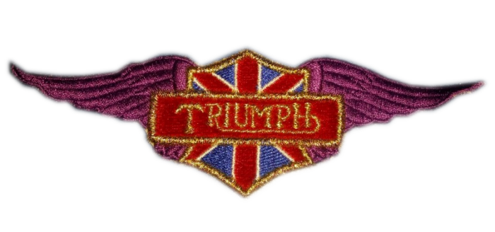 Triumph Wings Patch - 5.5" x 1.75"