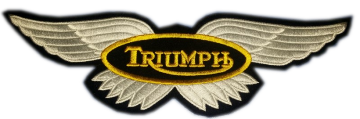 Triumph Wings Patch - 11.5" x 3.5"