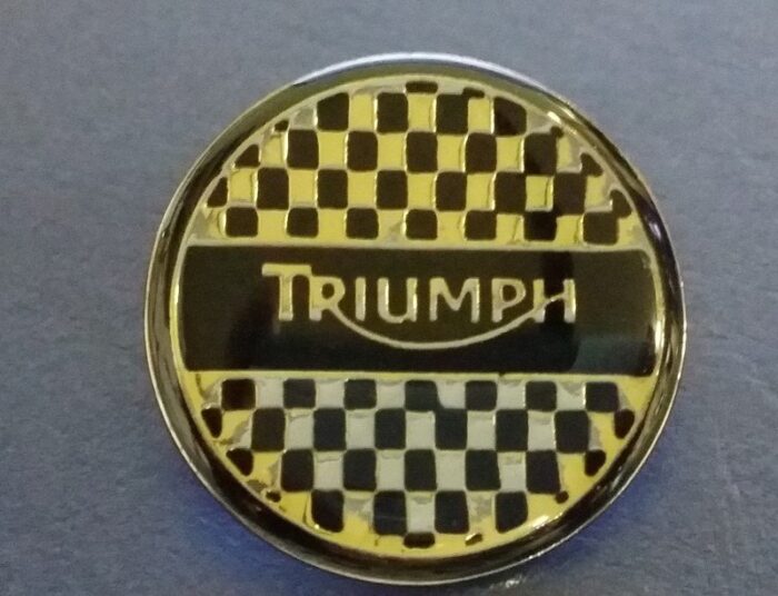 Triumph Checkered Pin