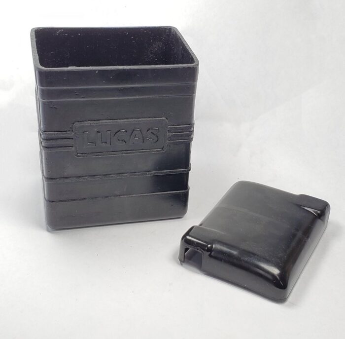 Battery Box - Plastic - PU7D - Lucas Logo