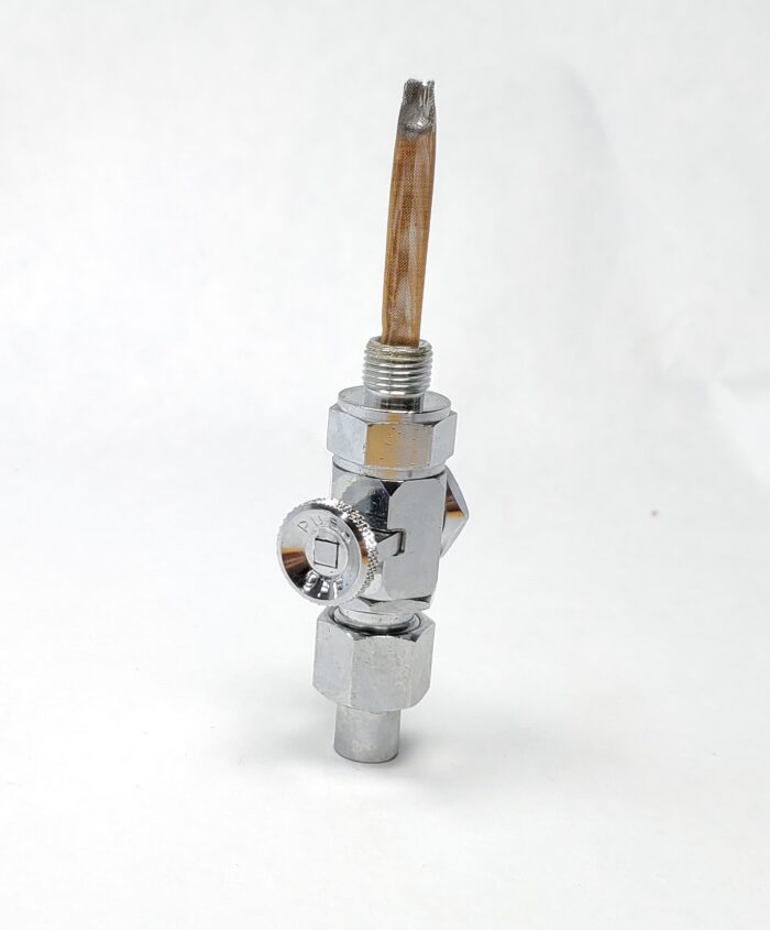 Push/Pull Petcock - 1/8" x 1/4" - Chrome - Image 3