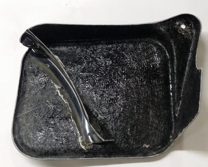 B50MX - Left Side Cover - Fiberglass - Square Number Plate - UK - Image 2