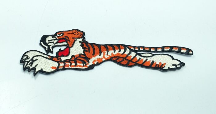 Leaping Tiger Patch - 7" x 2" - Left Facing