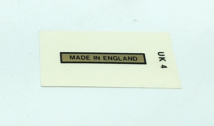 Triumph Made in England  Decal - 1-1/8" x 3/16"