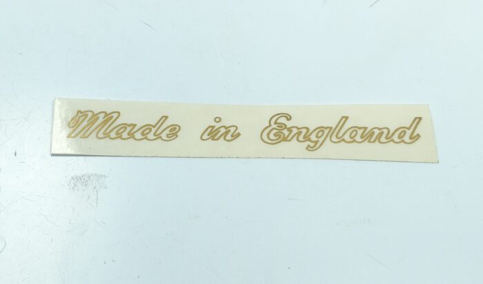 Triumph "Made in England" - Gold Outline - 3-3/4" x 3/8"