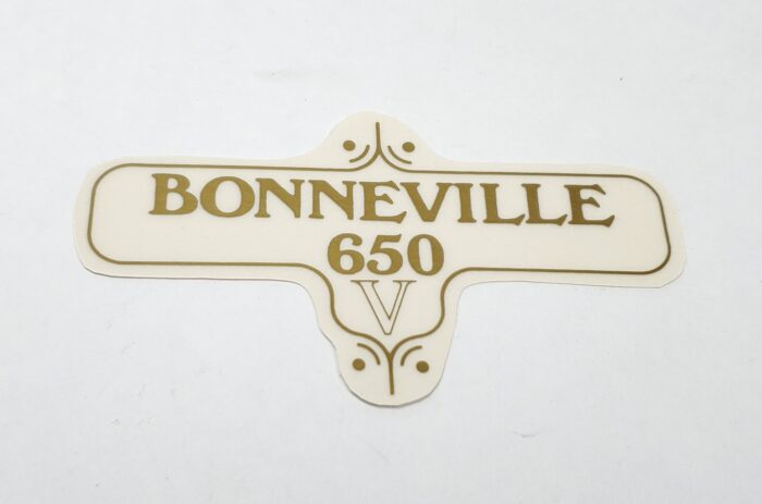 Triumph Bonneville 650 V Decal - 4-1/2" x 2-3/8"
