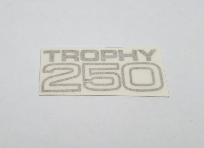 Triumph Trophy 250 Decal - Gold - 2-1/4" x 1"