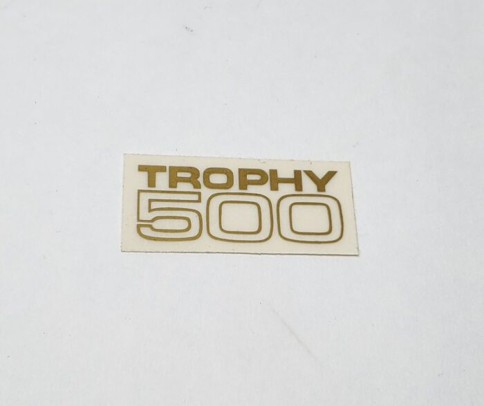 Triumph Trophy 500 Decal - Gold - 1-1/2" x 5/8"