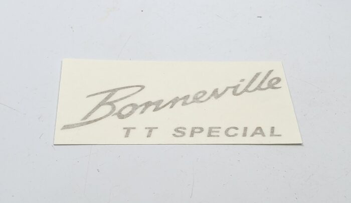 Triumph "Bonneville T.T. Special" Decal - Gold - 3-1/2" x 1-3/4"