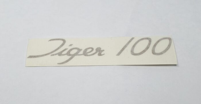 Triumph Tiger 100 Decal - Gold - 4-1/2" x 15/16"