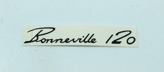 Triumph Bonneville 120 Decal - Black - 2-5/8" x 1/2"