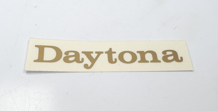 Triumph Daytona Decal - Gold - 5-5/8" x 7/8"