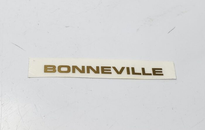 Triumph "Bonneville" Decal - Gold - 2" x 1/8"