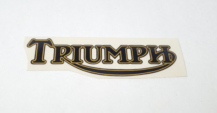 Triumph Logo Decal - 129mm x 38mm